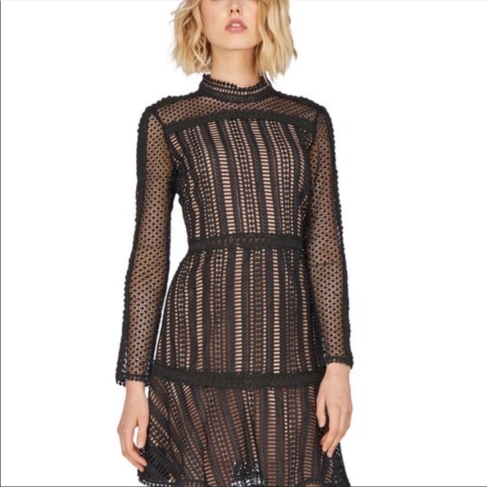 Adelyn rae Naia Woven Lace Sheath Dress